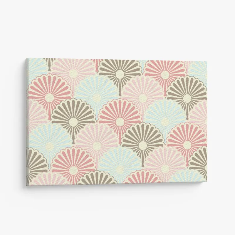 Obraz na płótnie pastelowy wzór muszelkowy