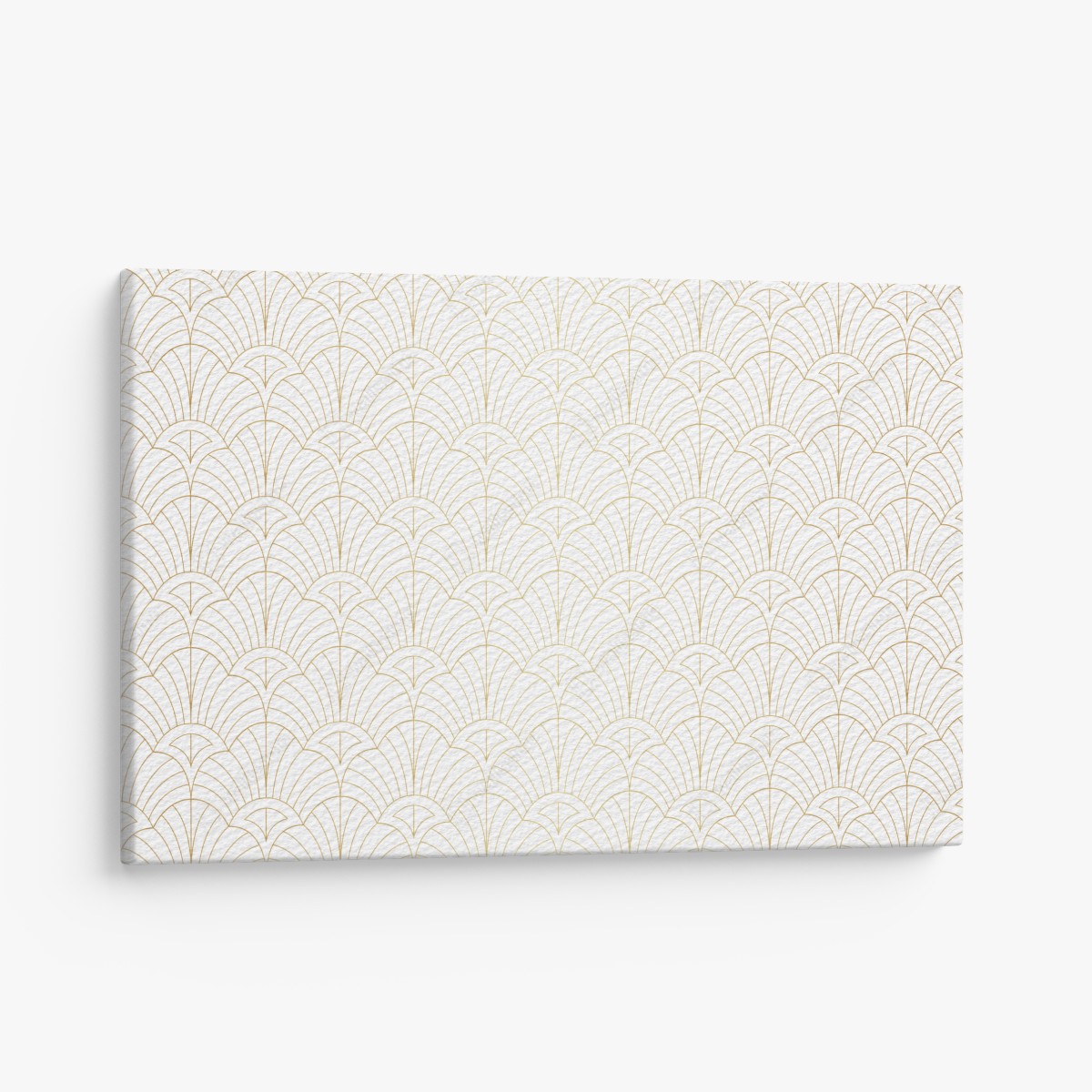 Canvas print elegant gold art deco pattern