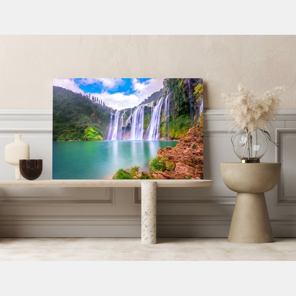 Obraz na płótnie wodospad Jiulong w Luoping – Wallissimo® Obraz na płótnie wodospad Jiulong w Luoping – Wallissimo®