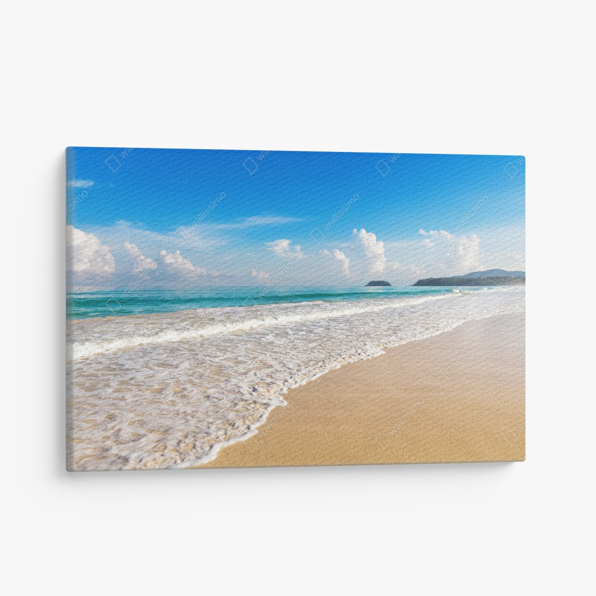 Canvas print Karon beach, Phuket: tranquil sea vista
