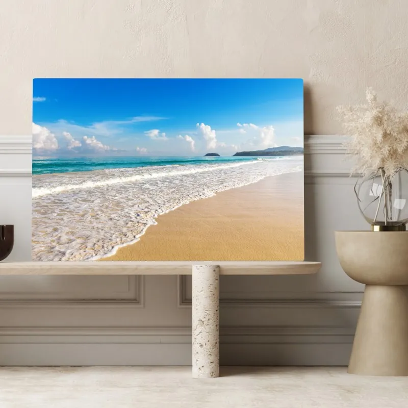 Obraz na płótnie plaża Karon, Phuket: spokojne morze – Wallissimo® Obraz na płótnie plaża Karon, Phuket: spokojne morze – Wallissimo®