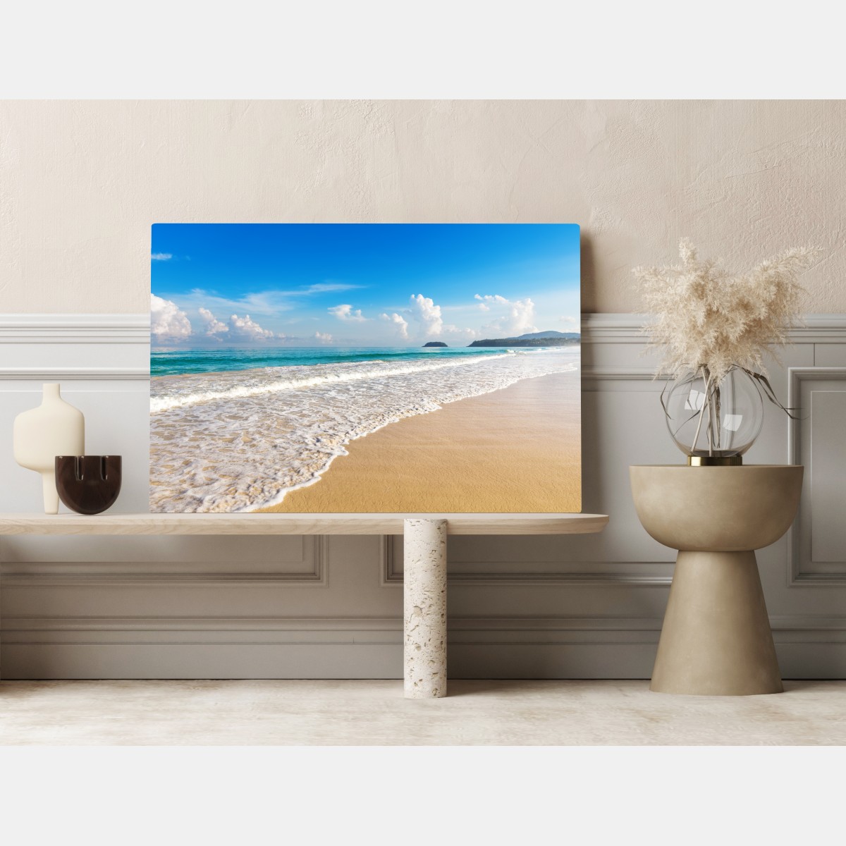 Obraz na płótnie plaża Karon, Phuket: spokojne morze – Wallissimo® Obraz na płótnie plaża Karon, Phuket: spokojne morze – Wallissimo®