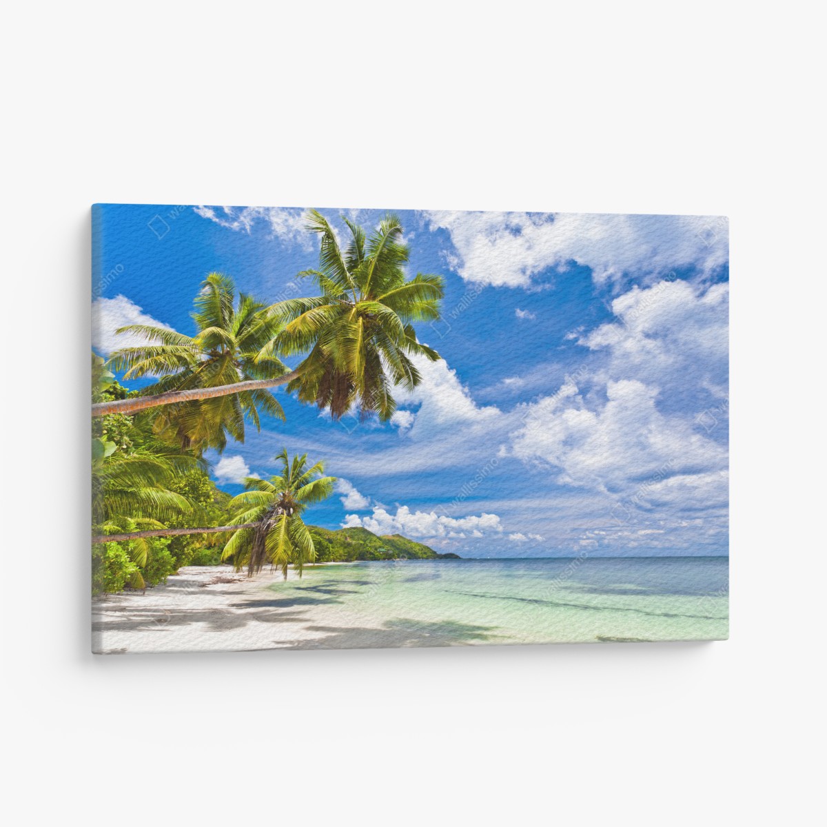 Canvas print tropical palm beach paradise