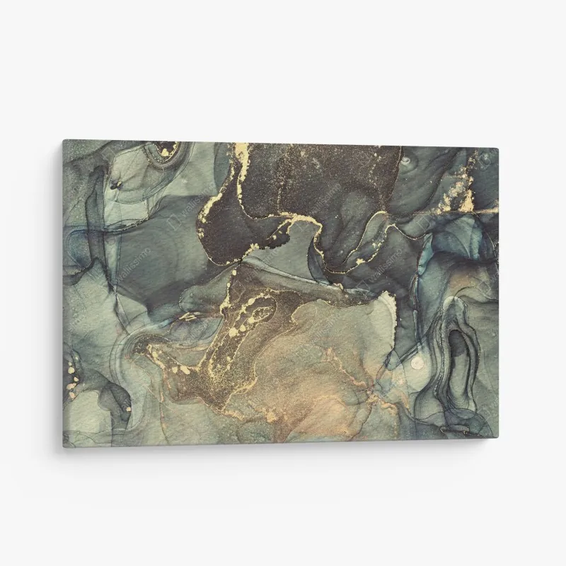 Obraz na płótnie retro falisty wzór mid-century – Wallissimo®