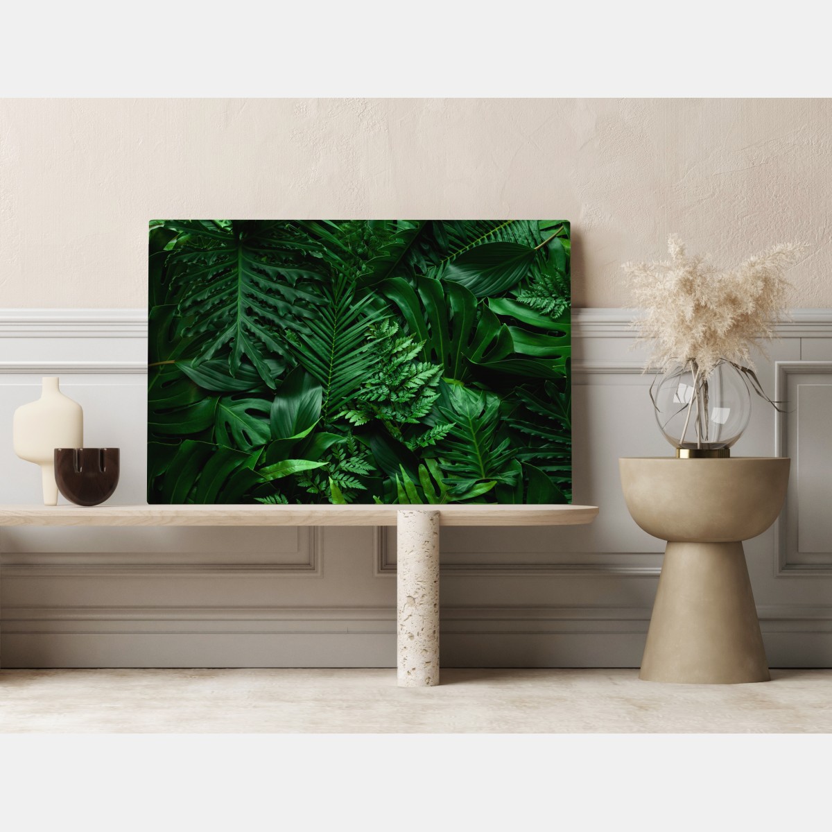 Obraz na płótnie bujne tropikalne liście – Wallissimo® Obraz na płótnie bujne tropikalne liście – Wallissimo®