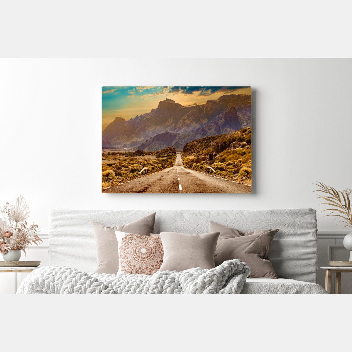 Obraz na płótnie droga w góry na Teneryfie – Wallissimo® Obraz na płótnie droga w góry na Teneryfie – Wallissimo®