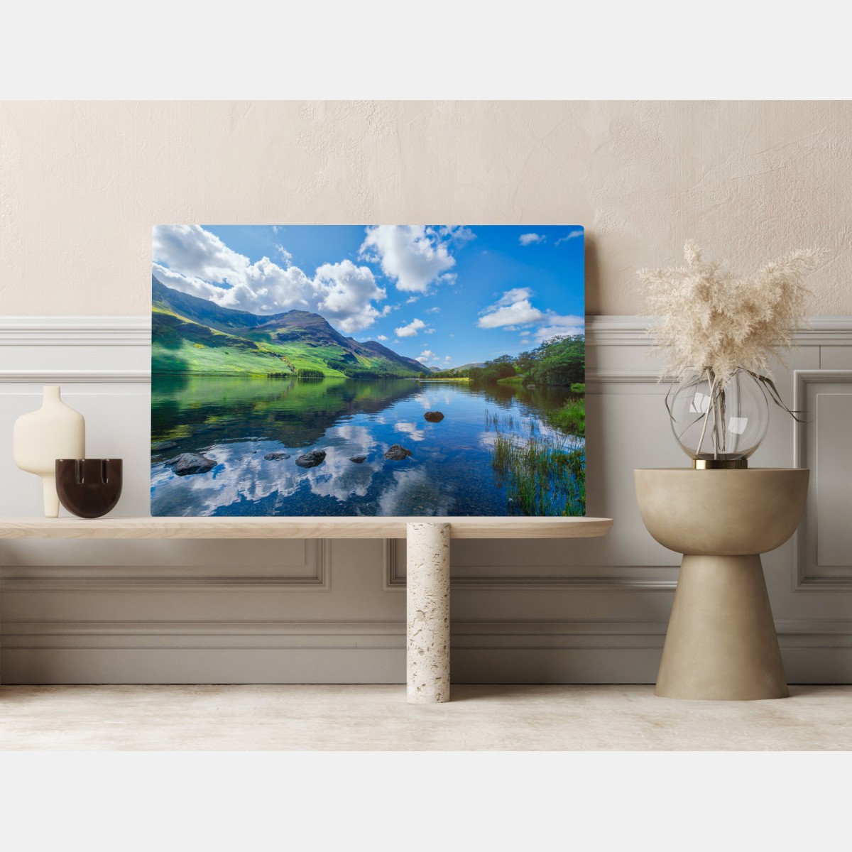 Obraz na płótnie spokojne górskie odbicia w Lake District – Wallissimo® Obraz na płótnie spokojne górskie odbicia w Lake District – Wallissimo®