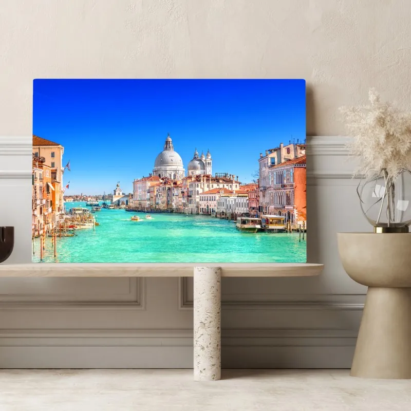 Obraz na płótnie Wenecja wielki kanał panorama – Wallissimo® Obraz na płótnie Wenecja wielki kanał panorama – Wallissimo®