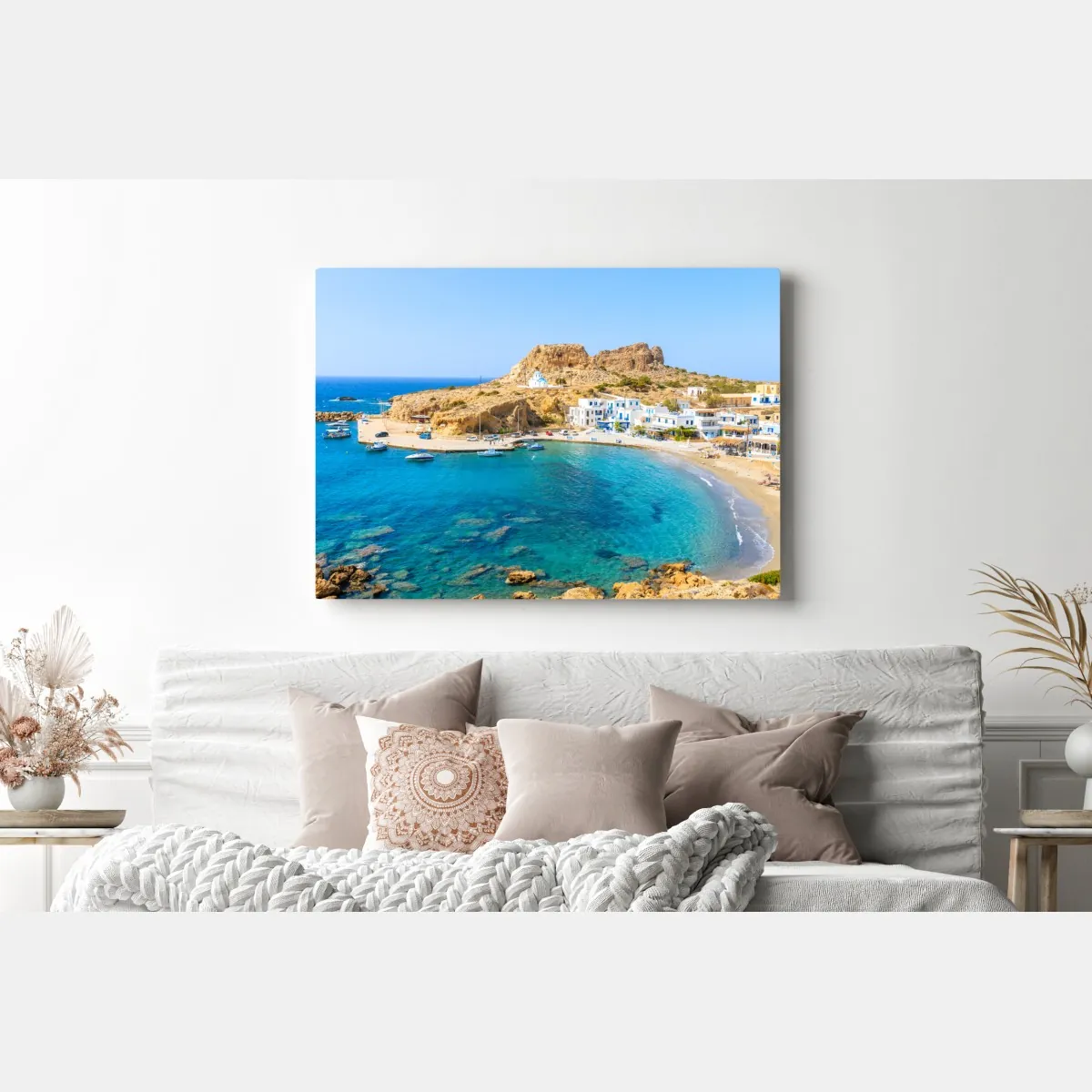 Obraz na płótnie zatoka Finiki, Karpathos – Wallissimo® Obraz na płótnie zatoka Finiki, Karpathos – Wallissimo®