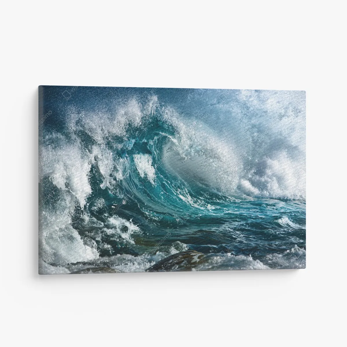 Obraz na płótnie turkusowa fala oceanu w ruchu – Wallissimo® Obraz na płótnie turkusowa fala oceanu w ruchu – Wallissimo®