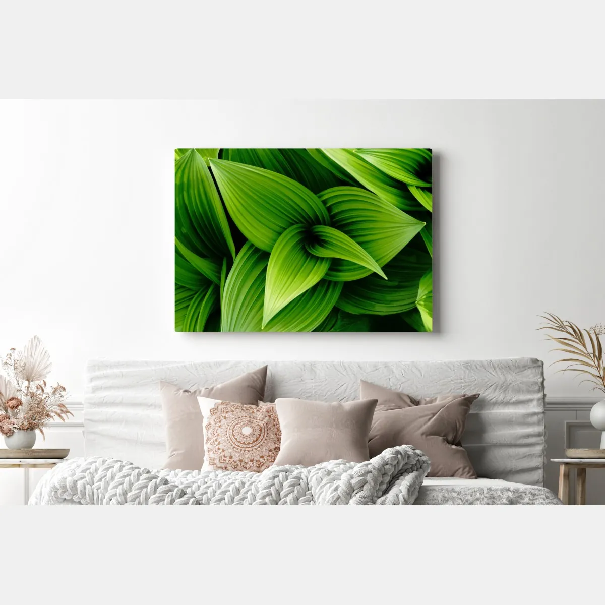 Obraz na płótnie gęste zielone liście – Wallissimo® Obraz na płótnie gęste zielone liście – Wallissimo®