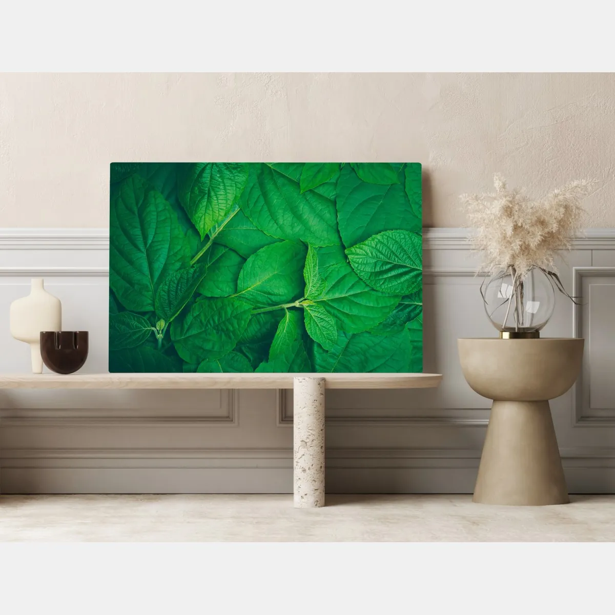 Obraz na płótnie soczyste zielone liście – Wallissimo® Obraz na płótnie soczyste zielone liście – Wallissimo®