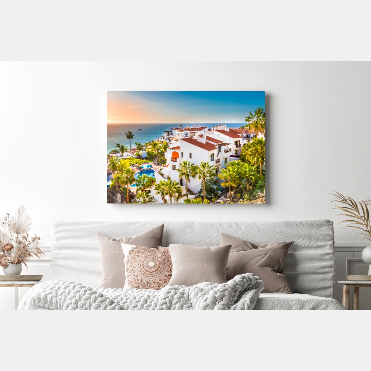 Obraz na płótnie zachód słońca nad Puerto de Santiago, Teneryfa – Wallissimo® Obraz na płótnie zachód słońca nad Puerto de Santiago, Teneryfa – Wallissimo®