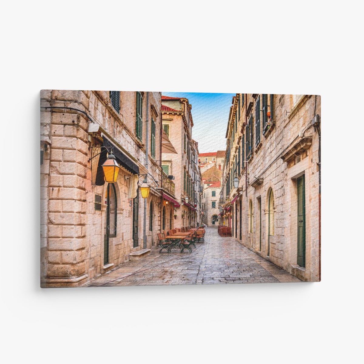 Canvas print Dubrovnik old town street