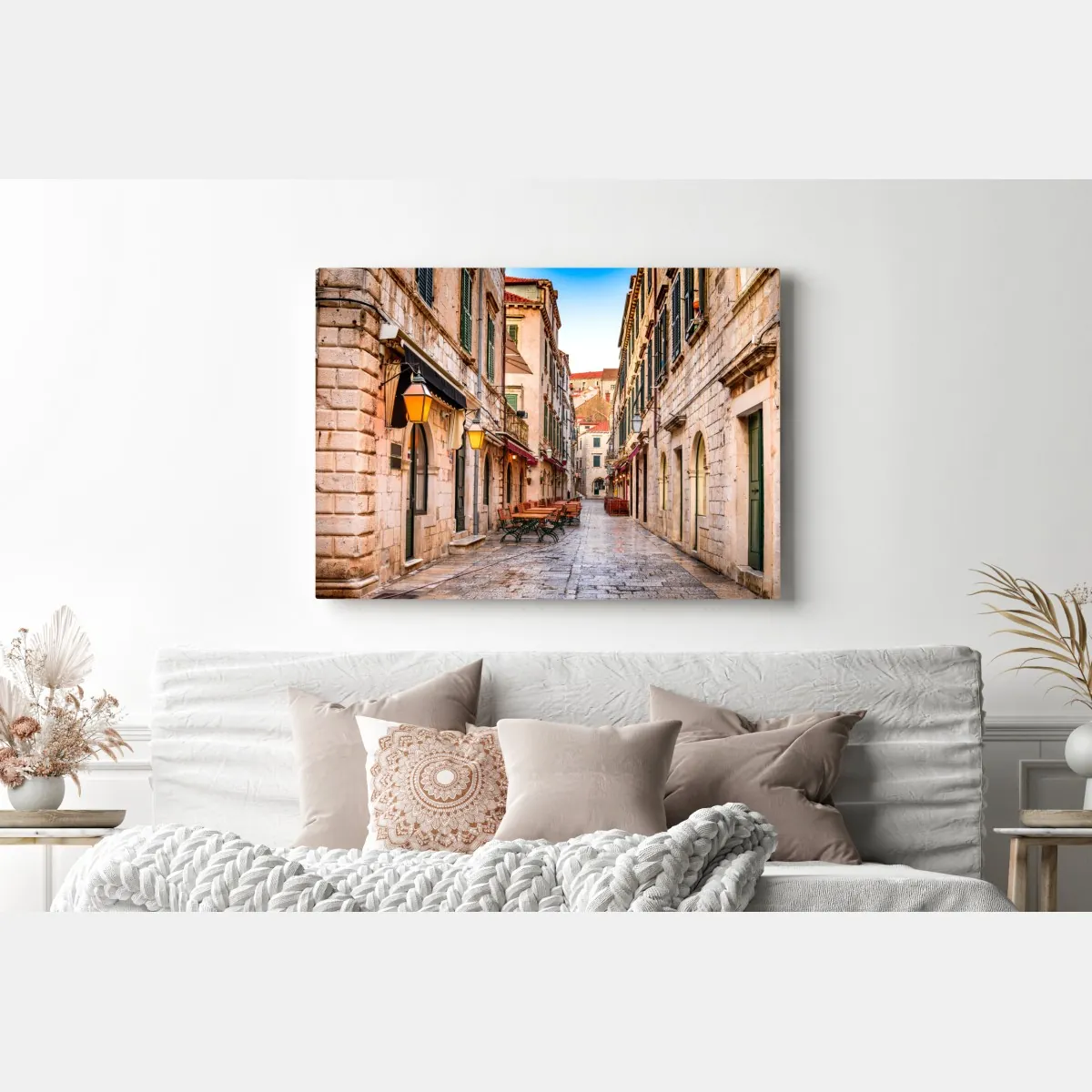 Obraz na płótnie Dubrownik stara ulica – Wallissimo® Obraz na płótnie Dubrownik stara ulica – Wallissimo®