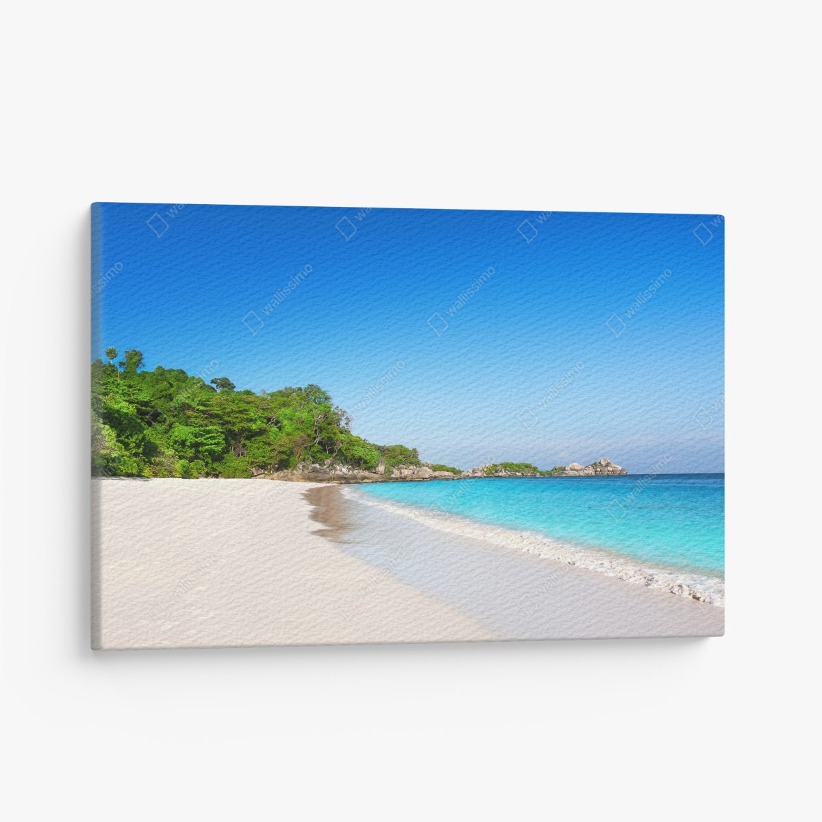 Canvas print tropical white sand beach paradise
