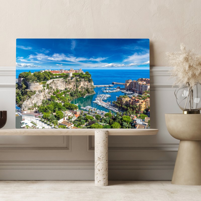 Obraz na płótnie panorama portu Monte Carlo – Wallissimo® Obraz na płótnie panorama portu Monte Carlo – Wallissimo®