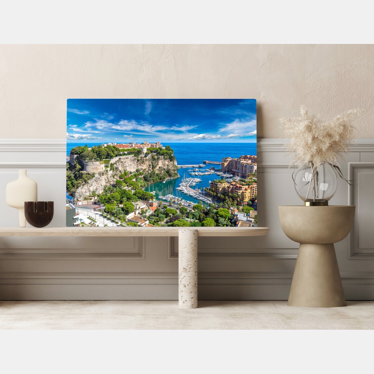 Obraz na płótnie panorama portu Monte Carlo – Wallissimo® Obraz na płótnie panorama portu Monte Carlo – Wallissimo®