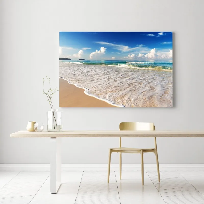 Obraz na płótnie plaża Karon, Phuket poranek spokoju – Wallissimo® Obraz na płótnie plaża Karon, Phuket poranek spokoju – Wallissimo®