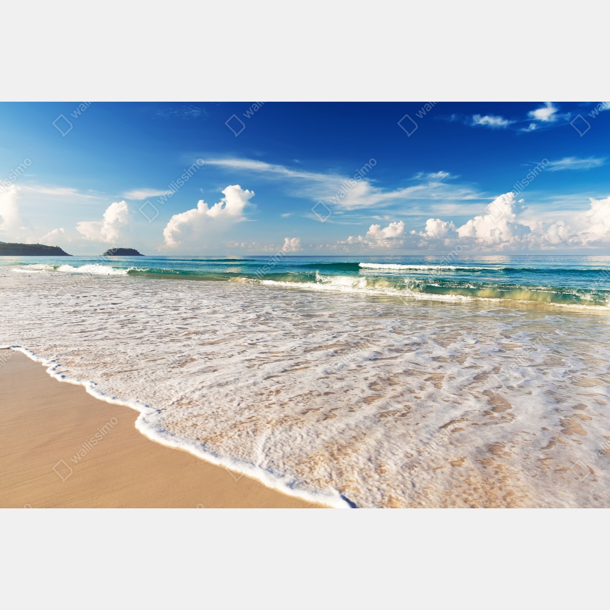 Obraz na płótnie plaża Karon, Phuket poranek spokoju – Wallissimo® Obraz na płótnie plaża Karon, Phuket poranek spokoju – Wallissimo®