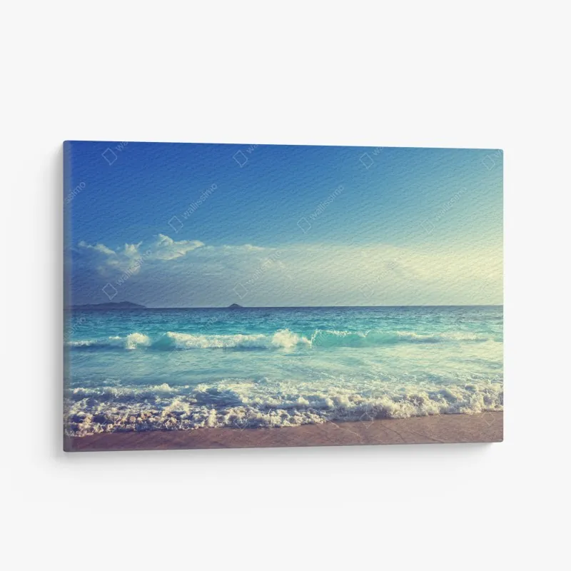 Obraz na płótnie spokojne alpejskie jezioro w górach – Wallissimo®