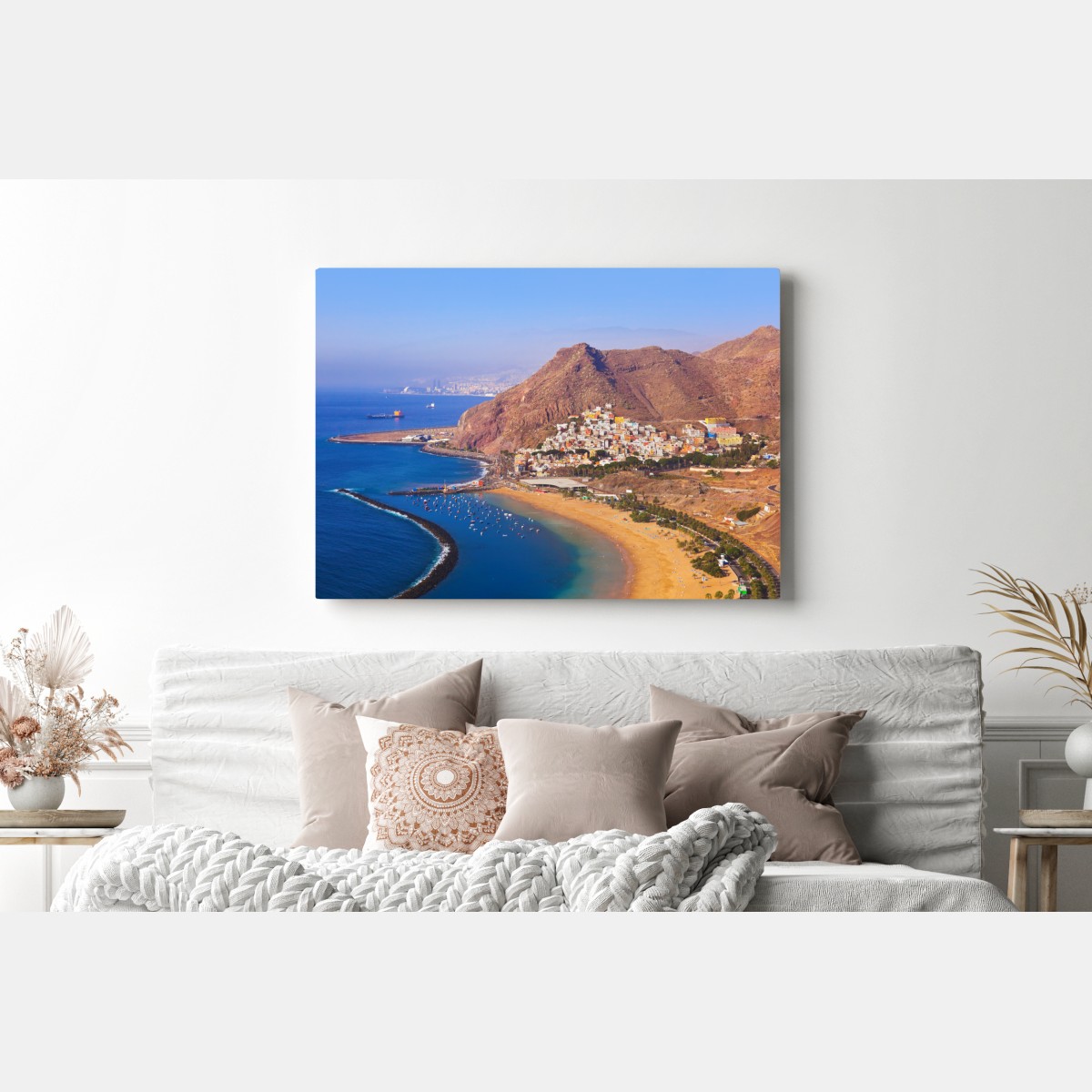 Obraz na płótnie plażowy pejzaż Playa de Las Teresitas, Teneryfa – Wallissimo® Obraz na płótnie plażowy pejzaż Playa de Las Teresitas, Teneryfa – Wallissimo®