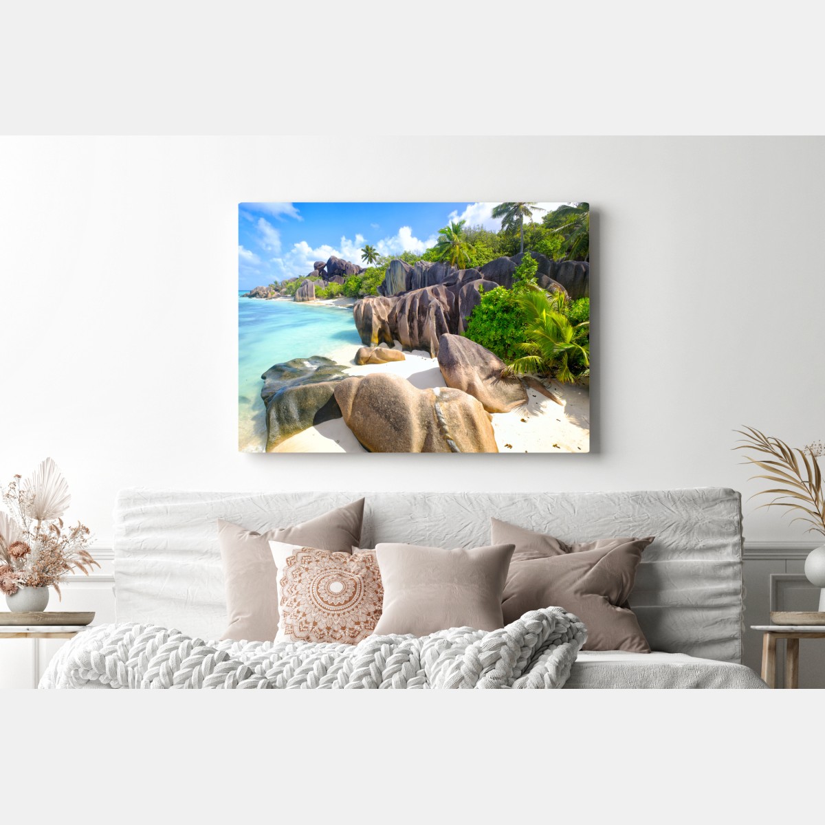 Obraz na płótnie Anse Source d'Argent, La Digue turkusowa plaża marzeń – Wallissimo® Obraz na płótnie Anse Source d'Argent, La Digue turkusowa plaża marzeń – Wallissimo®