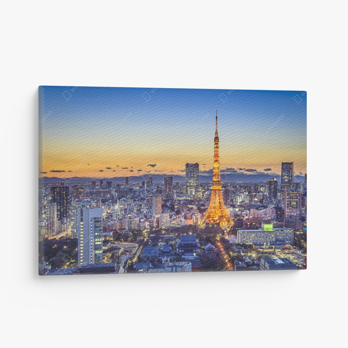 Canvas print Tokyo Tower at dusk skyline