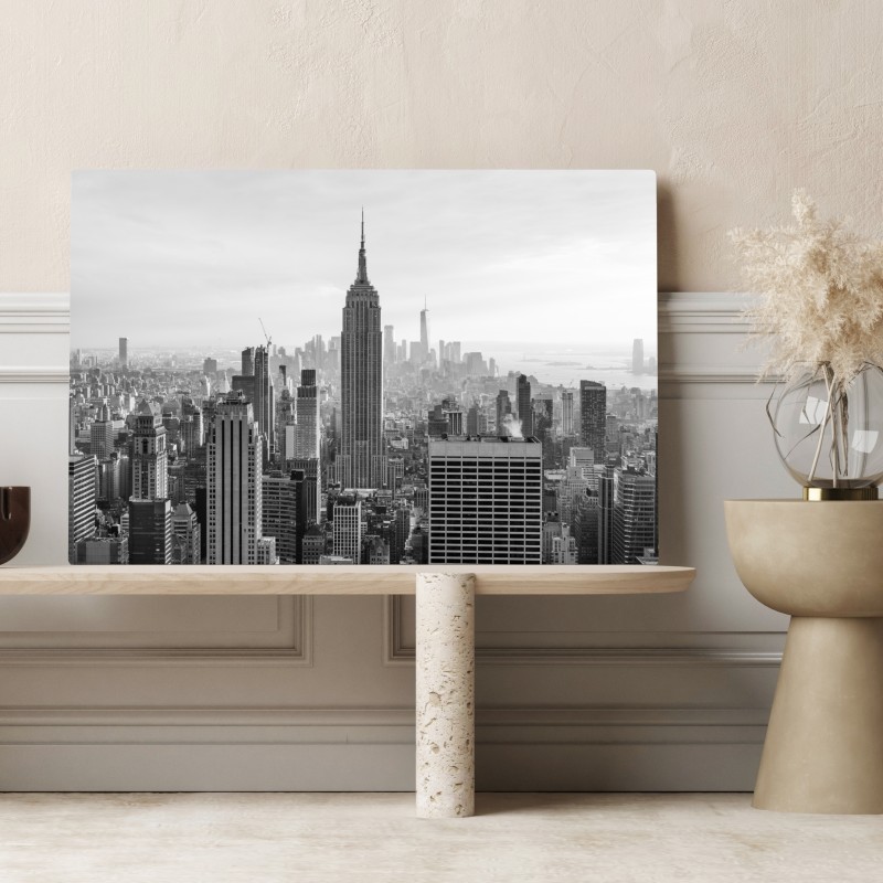 Obraz na płótnie Nowy Jork panorama w czerni i bieli – Wallissimo® Obraz na płótnie Nowy Jork panorama w czerni i bieli – Wallissimo®