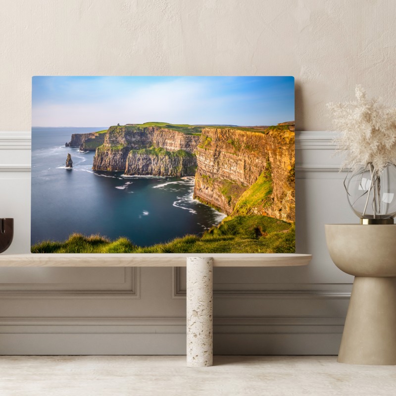Obraz na płótnie majestatyczne klify nad głębokim morzem – Wallissimo® Obraz na płótnie majestatyczne klify nad głębokim morzem – Wallissimo®