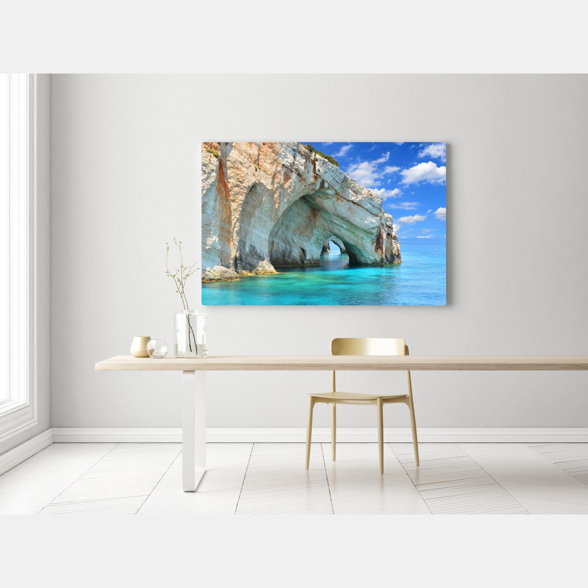 Obraz na płótnie błękitne jaskinie na Zakynthos – Wallissimo® Obraz na płótnie błękitne jaskinie na Zakynthos – Wallissimo®