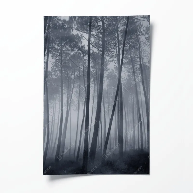 Plakat retro czerwone goździki wzór kwiatowy – Wallissimo®