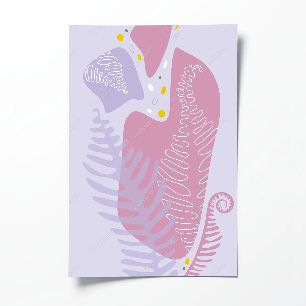 Plakat delikatna pastelowa kompozycja botaniczna – Wallissimo® Plakat delikatna pastelowa kompozycja botaniczna – Wallissimo®