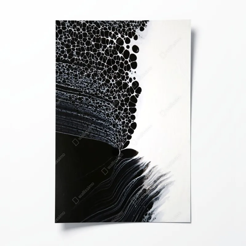 Plakat monochromatyczny przepływ komórek