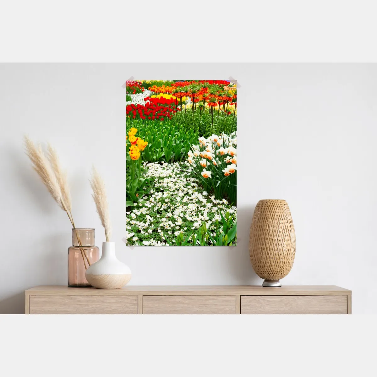 Plakat żywy wiosenny ogród kwiatowy – Wallissimo® Plakat żywy wiosenny ogród kwiatowy – Wallissimo®