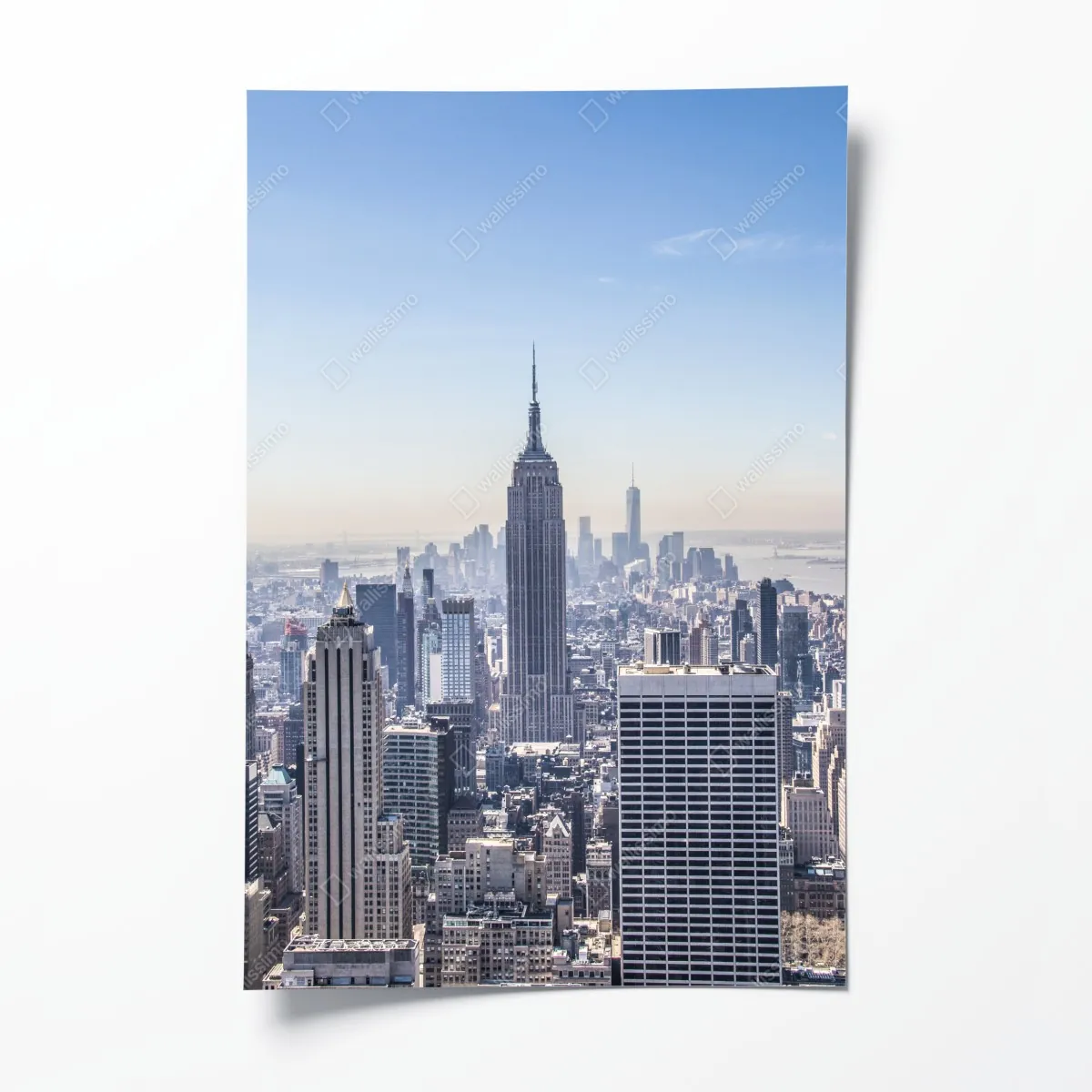 Plakat panorama Nowego Jorku z Empire State Building – Wallissimo® Plakat panorama Nowego Jorku z Empire State Building – Wallissimo®