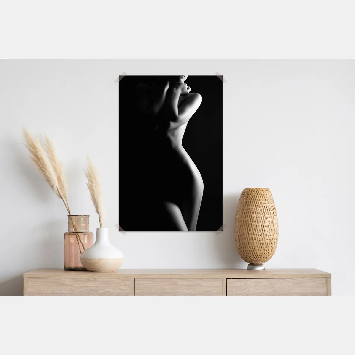 Plakat zmysłowa sylwetka kobiecej formy – Wallissimo® Plakat zmysłowa sylwetka kobiecej formy – Wallissimo®