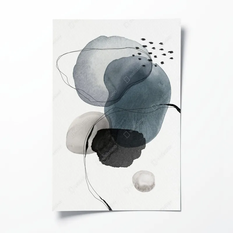 Plakat intensywny pomarańczowy słonecznik zbliżenie – Wallissimo®