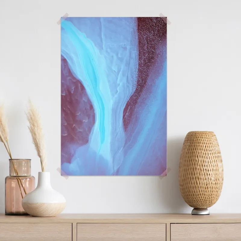 Plakat eteryczna turkusowo-różowa marmurowa abstrakcja – Wallissimo® Plakat eteryczna turkusowo-różowa marmurowa abstrakcja – Wallissimo®