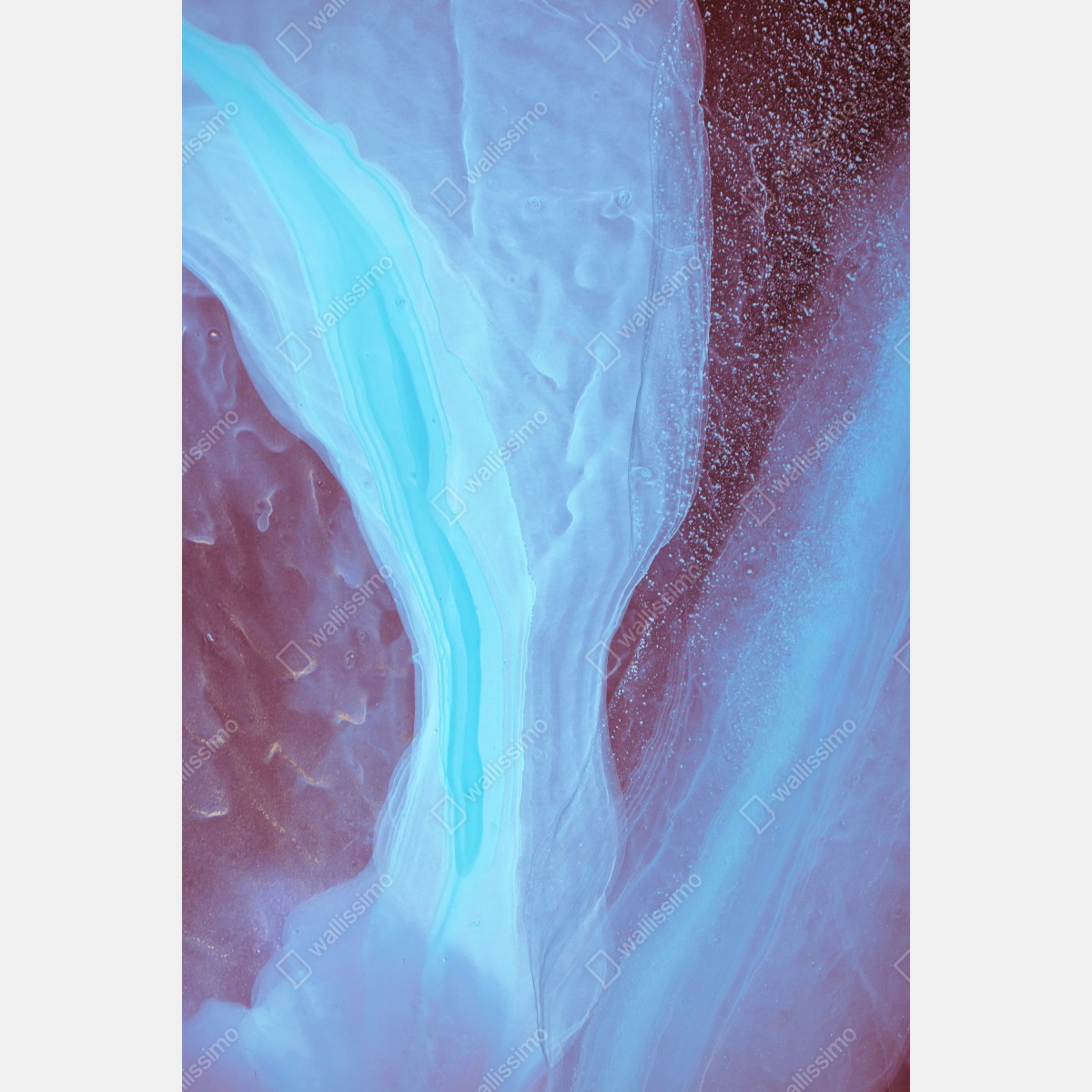 Plakat eteryczna turkusowo-różowa marmurowa abstrakcja – Wallissimo® Plakat eteryczna turkusowo-różowa marmurowa abstrakcja – Wallissimo®