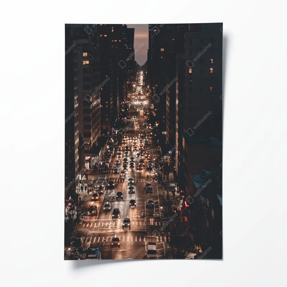 Plakat Manhattan nocna aleja – Wallissimo® Plakat Manhattan nocna aleja – Wallissimo®