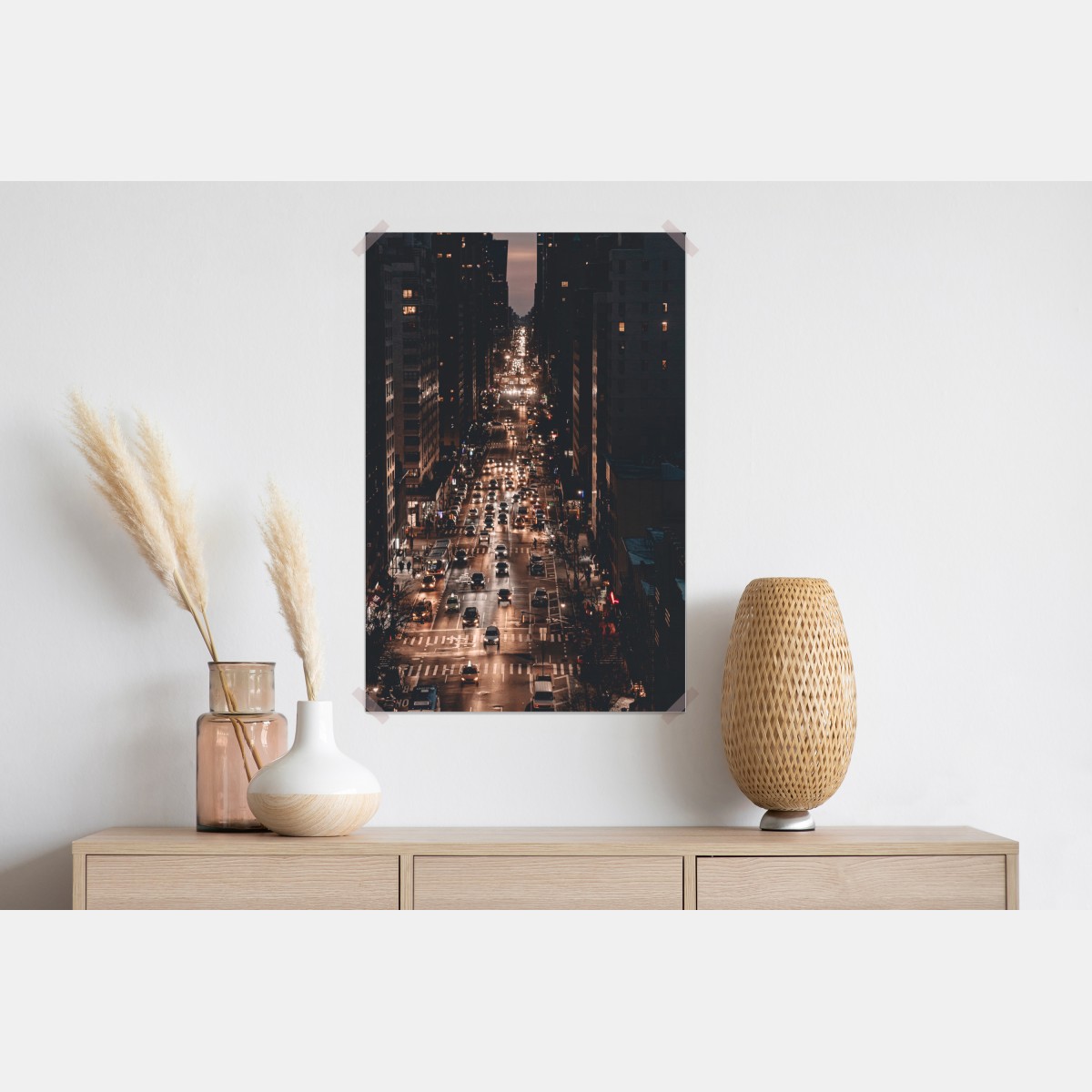 Plakat Manhattan nocna aleja – Wallissimo® Plakat Manhattan nocna aleja – Wallissimo®