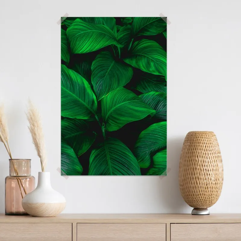 Plakat bujne tropikalne liście – Wallissimo® Plakat bujne tropikalne liście – Wallissimo®