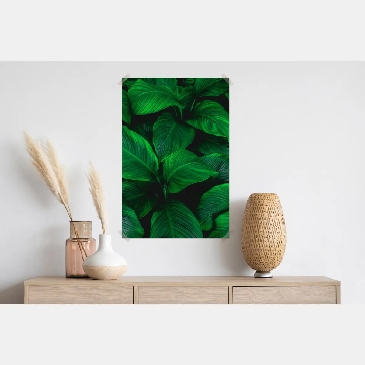 Plakat bujne tropikalne liście – Wallissimo® Plakat bujne tropikalne liście – Wallissimo®