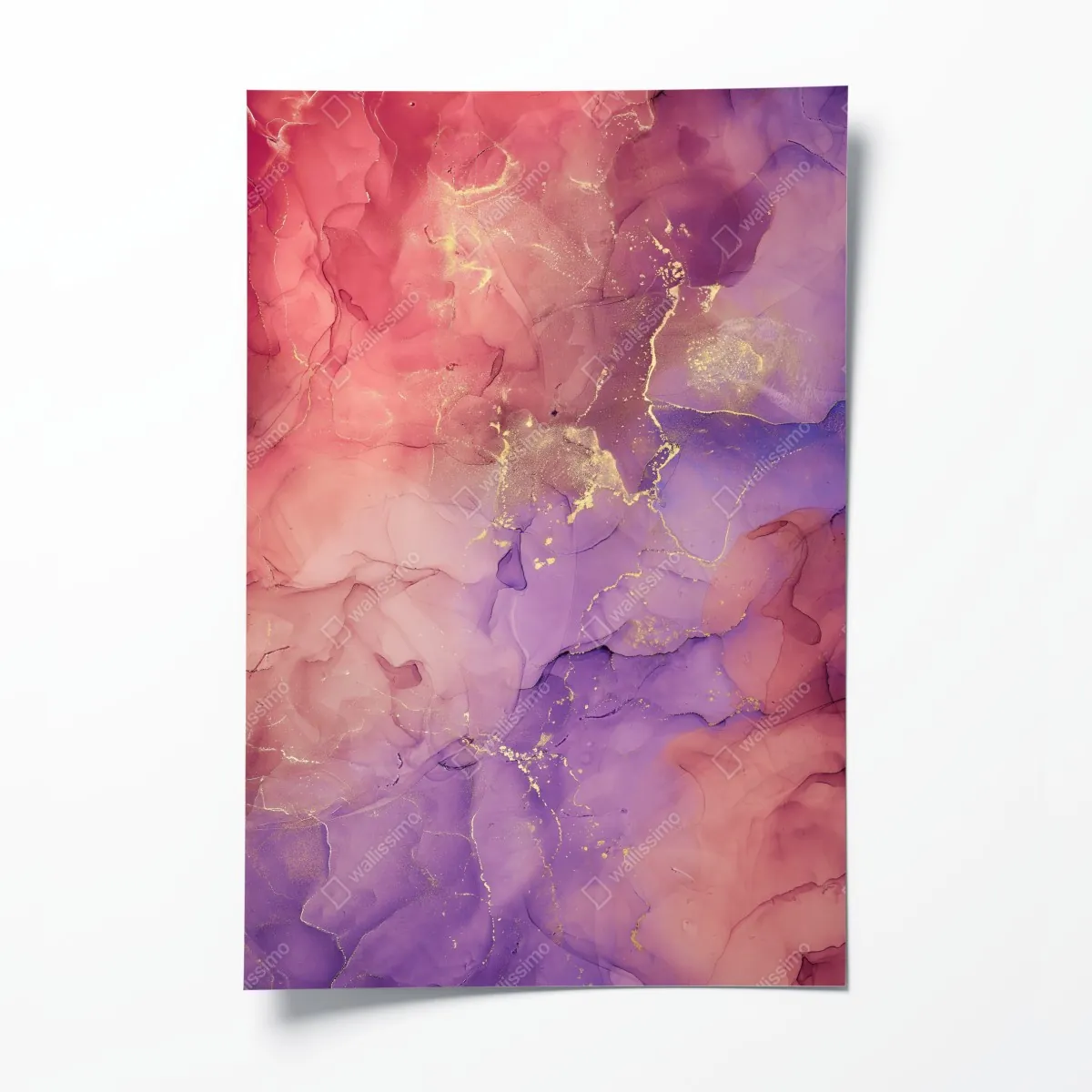 Plakat eteryczna różowo-fioletowa marmurowa grafika – Wallissimo® Plakat eteryczna różowo-fioletowa marmurowa grafika – Wallissimo®