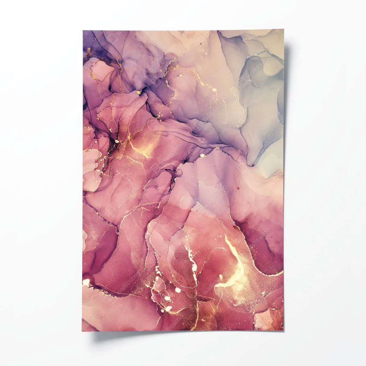 Plakat eteryczna fioletowa abstrakcja marmurowa – Wallissimo® Plakat eteryczna fioletowa abstrakcja marmurowa – Wallissimo®
