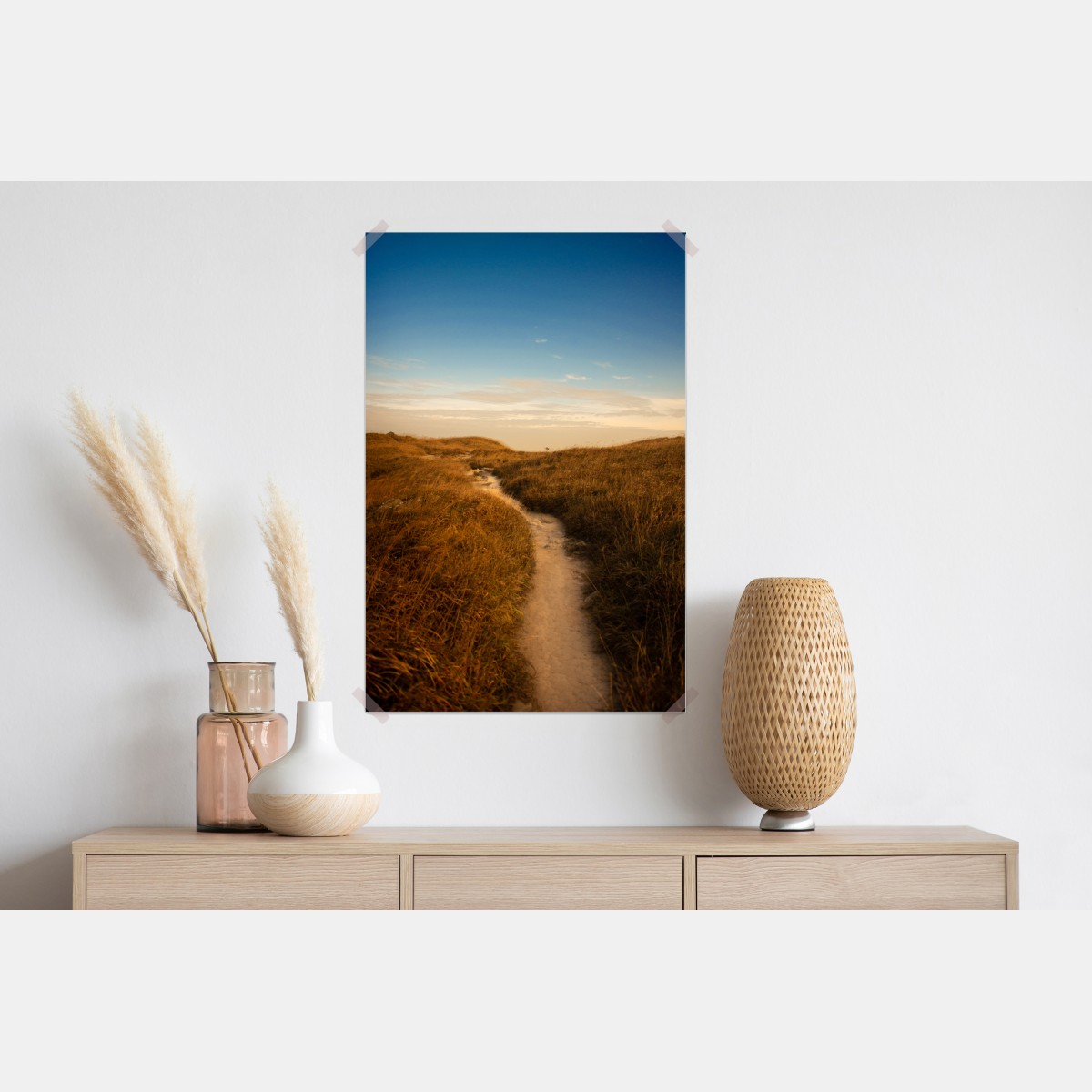 Plakat słoneczna ścieżka przez wydmy – Wallissimo® Plakat słoneczna ścieżka przez wydmy – Wallissimo®