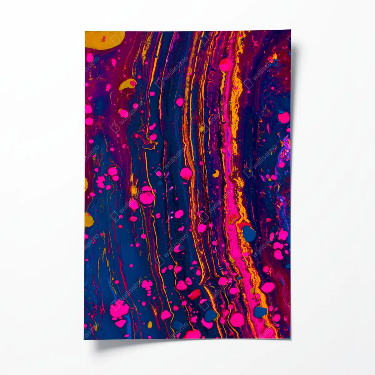 Plakat neonowa marmurkowa grafika abstrakcyjna – Wallissimo® Plakat neonowa marmurkowa grafika abstrakcyjna – Wallissimo®