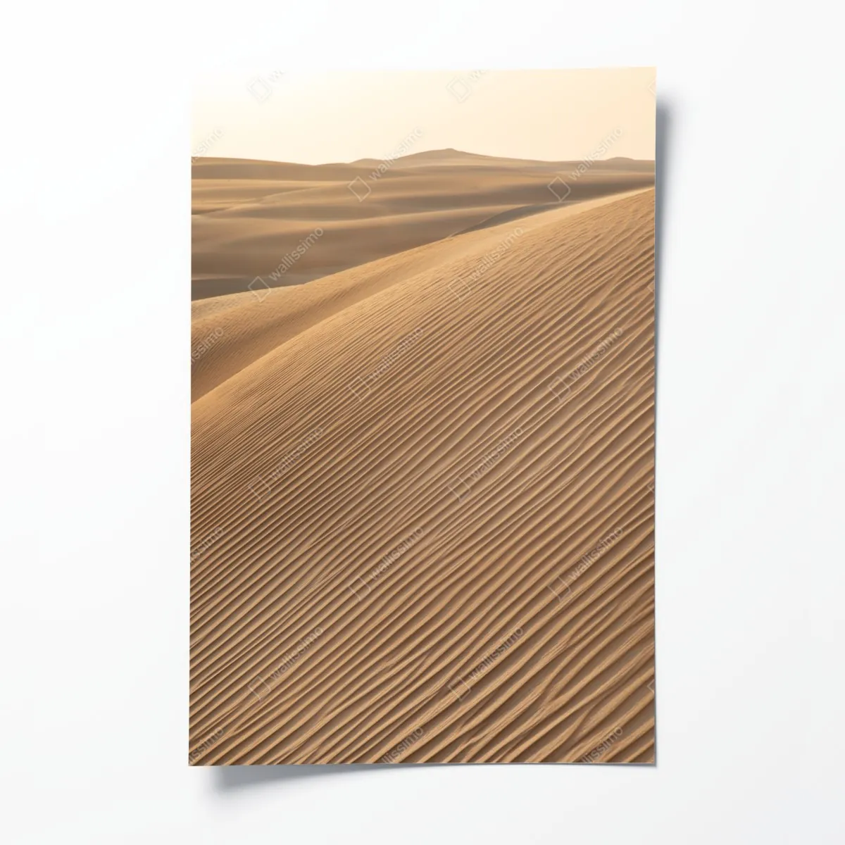 Plakat złote wydmy minimalistyczny krajobraz – Wallissimo® Plakat złote wydmy minimalistyczny krajobraz – Wallissimo®