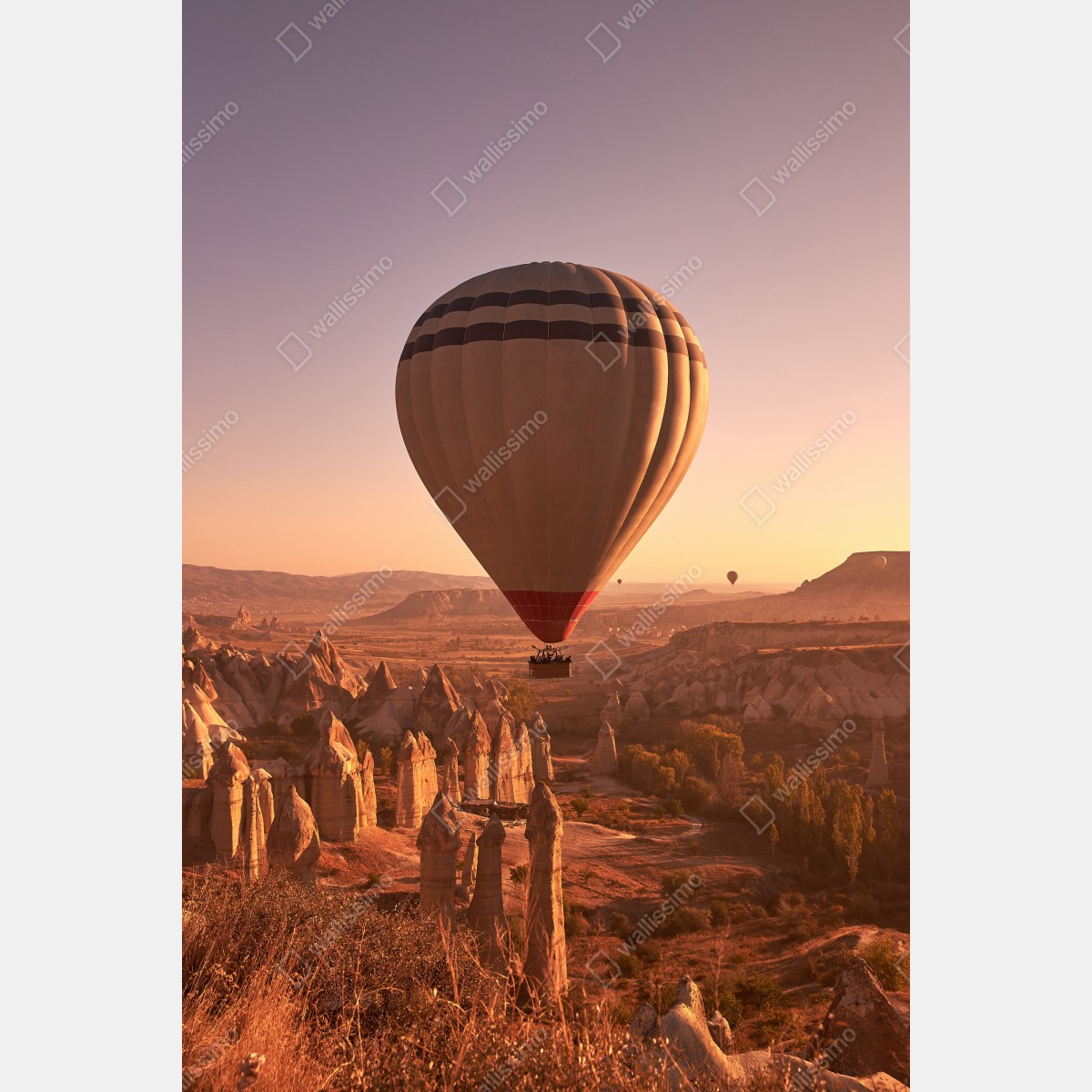 Plakat balon nad Kapadocją o wschodzie słońca – Wallissimo® Plakat balon nad Kapadocją o wschodzie słońca – Wallissimo®